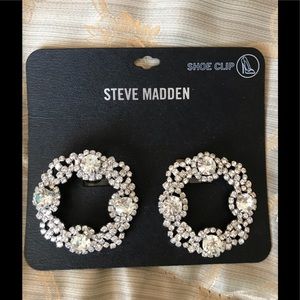 Steve madden rhinestone shoe clips